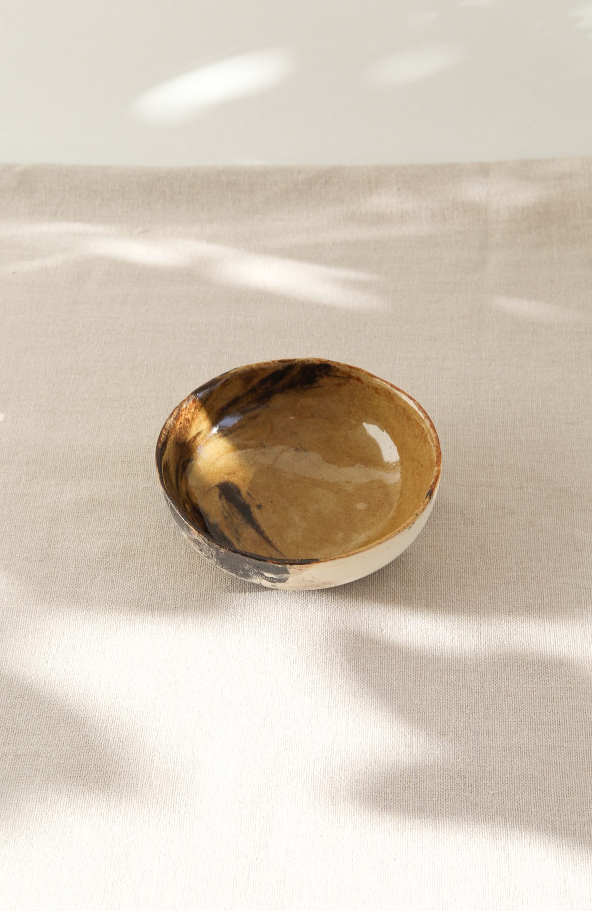 Small Snack Bowl mustard Vera Wiedermann Ceramics